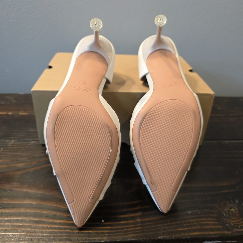Womens Twist Knot Closed Toe Heels Size 7.5 NEW - Picture 4 of 5